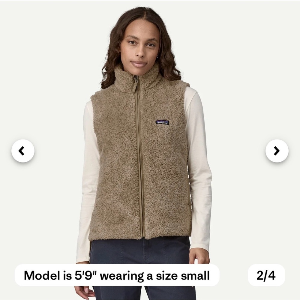 Patagonia Los Gatos Fleece Teddy Vest size L